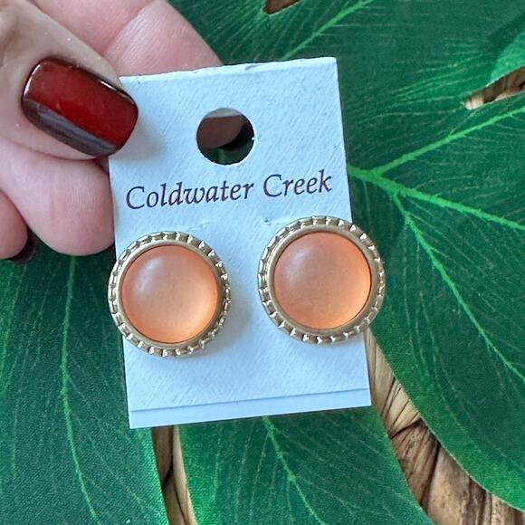 BOGO FREE Coldwater Creek Button Stud Earrings - Picture 1 of 3